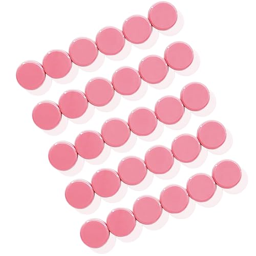 ZDZBLX Fridge Magnets, 30 Pack Strong Small Round Magnets for Whiteboard & Fridge