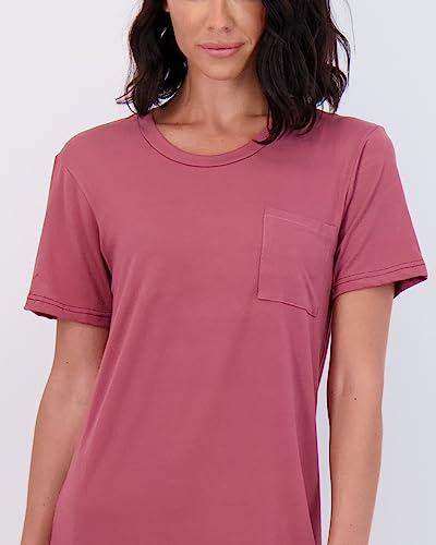 Real Essentials Womens Short Sleeve Nightgown Nightshirts Bamboo Nightgowns Night Shirts Gowns Women Nightdress Sleep Shirt Adult House Dress Sleepwear Pajama Pjs Moo Moos, Set 2, Medium, Pack Of 3 #TOP2