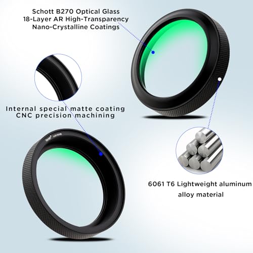 Image of Haoge MC UV Camera Lens Protection Filter for Fujifilm X100VI Fuji X100V Camera with Integrated Adapter Ring Black LUV-XVIB