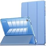 INFILAND Case for Galaxy Tab A9 Plus 5G, Slim Stand Crystal Clear Protective Smart Cover for Samsung Galaxy Tablet A9+/A9 Plus 11 Inch 2023 Model (SM-X210/X216/X218)[Auto Wake/Sleep] (Blue)