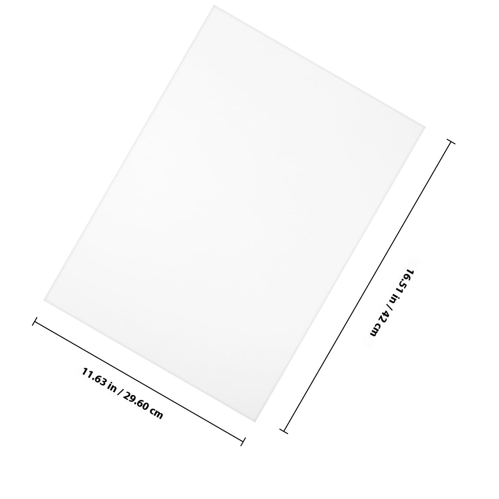 CIMAXIC 50 arkuszy papieru A3 – biały karton o gramaturze 220 g/m2 do druku, broszur i prac rękodzielniczych – papier o dużej gramaturze do tworzenia albumów fotograficznych i modelarstwa