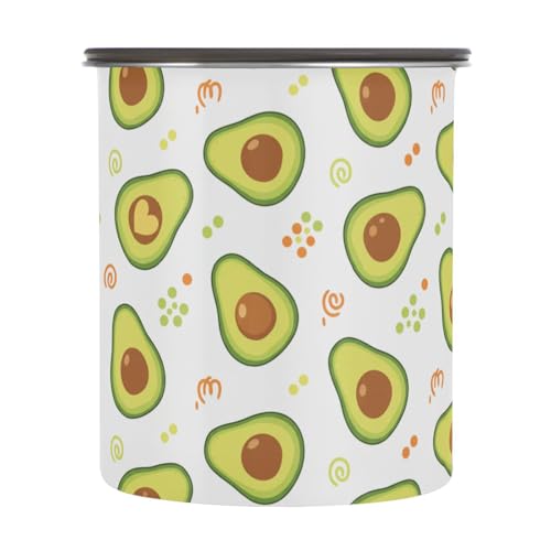 Recipiente Hermético de Acero Inoxidable para Café 900ml