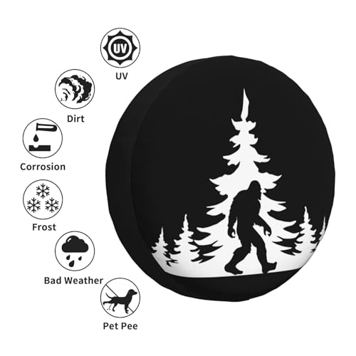 Image of Spare Tire Cover,Cute Animal Tire Wheel Covers Waterproof Wheel Tire Protector Tyre Covers Universal for Trailer RV SUV Truck Camper Motorhome Travel (17 inch)