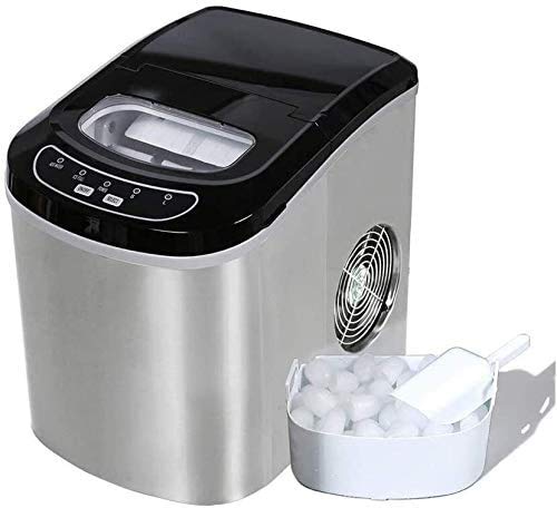 Automatische Eis-Hersteller-Maschine, Schnell Eis, Tragbare Kleinanlagen Zähler Top Electric Eiswürfelbereiter, Makes 26 £ Eis Pro 24 Stunden,