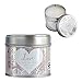 Arora Said with Sentiment-Candle in A Tin Love, Multicolour, One Size