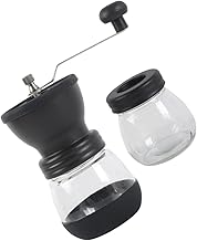 SHOWERORO 1 Conjunto Moedor De Grãos De Café Grãos De Café Expresso Café Expresso Máquina De Café Expresso Portátil Pequeno Moedor De Café Moedor De Café Rebarba Moedor De Café De