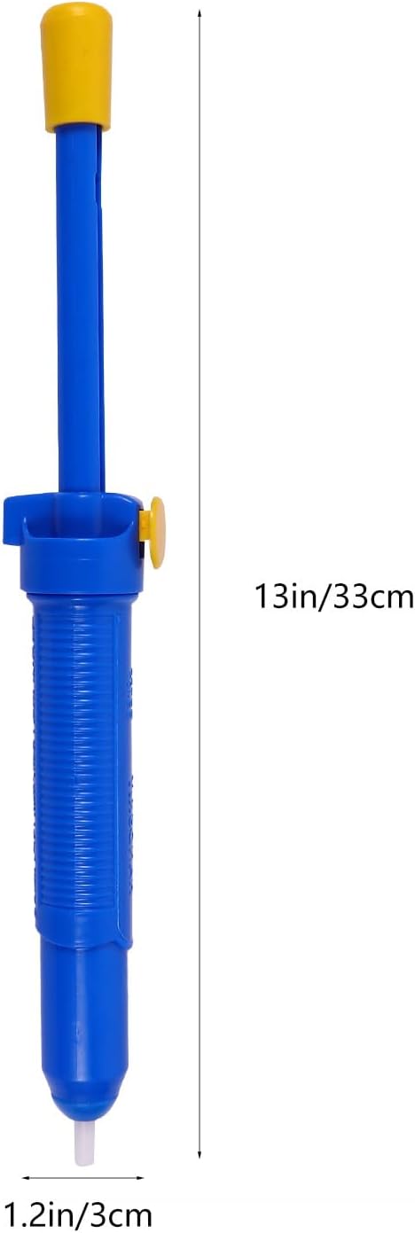 Didiseaon Desoldering Pump Solder Removing Tool Handheld Manual Vacuum Sucker with Long Handle Strong Suction for Soldering and Electronics Repair