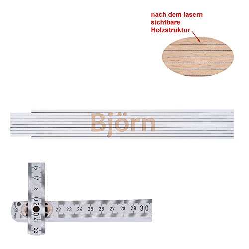 Preisvergleich Produktbild Zollstock mit Namen Björn
