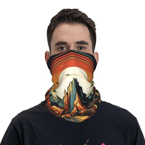 Bandana tribal étnica vintage para cuello, pasamontañas y protector facial para mujer y hombre, para motociclismo, ciclismo, esquí y uso cotidiano miniatura 2
