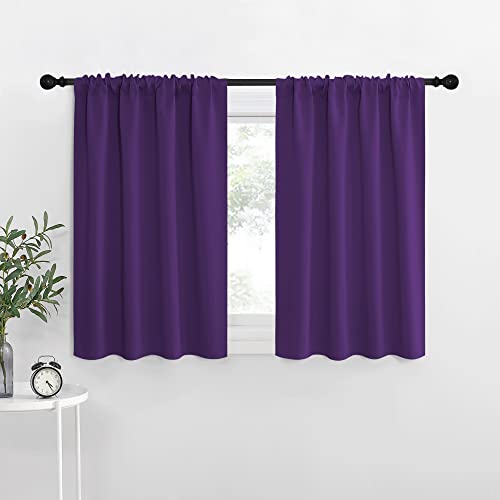 NICETOWN RV Blackout Curtains for Camper Windows, Kitchen Curtains Blackout Drapes & Curtains, Energy Smart Window Treatment Curtain Panels for Bedroo
