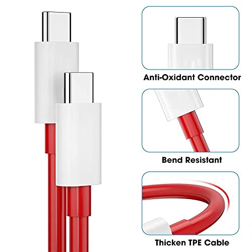 Image of Auto Pearl Type-C Super PD-02 Data Cable Type-C to Type-C, PD Data Sync Fast Charging Cable, All Type C Devices, RED, 1 Meter Compatible with BRV