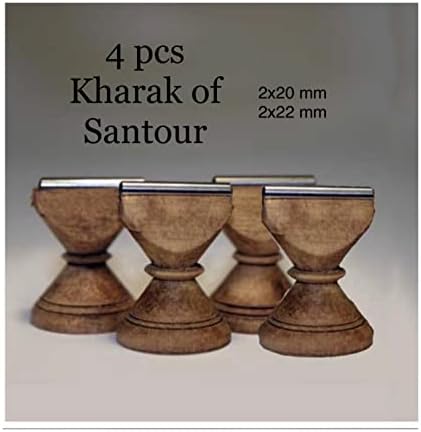 Vahdati 4-PIECES, KHARAK SANTOOR, with Metal Bridge, SANTOUR, SANTOR - BRIDGE PERSIAN SANTUR, خرک سنتور و ساچمه