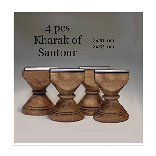 Vahdati 4-PIECES, KHARAK SANTOOR, with Metal Bridge, SANTOUR, SANTOR - BRIDGE PERSIAN SANTUR, ??? ????? ? ?????