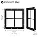 NOTASA Shed Windows 2 Pack, Chicken Coop Windows 18