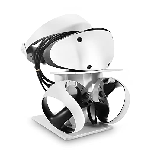 Soporte para auriculares VR2 con base estable para almacenar controladores 4