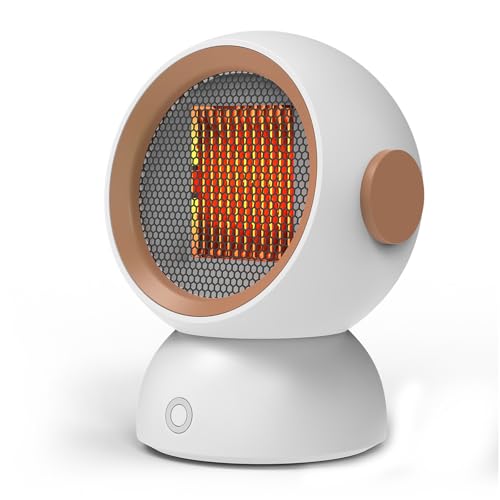 AYhome Radiateur soufflant 1500W PTC céramique chauffant, chauffage d’appoint portable - Faible consommation d’énergie, silencieux, protection anti-basculement et contre la surchauffe