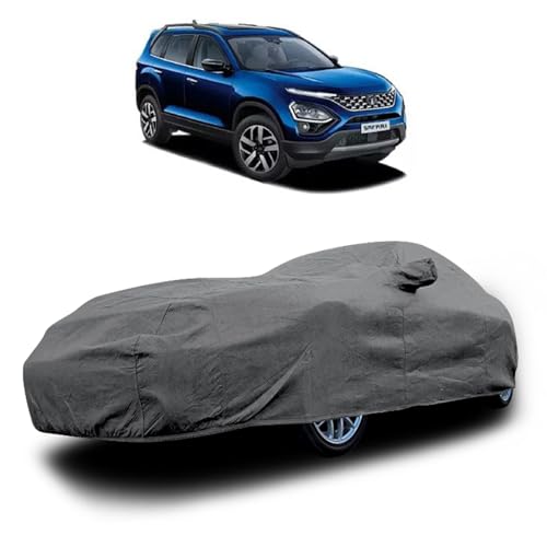 Image of Heavy-Duty Car Cover for Compatible with Tata Safari (2022 to 2025 All Models) Deluxe Car Protection Cover - Waterproof & UV-Resistant All-Season Exterior Protection