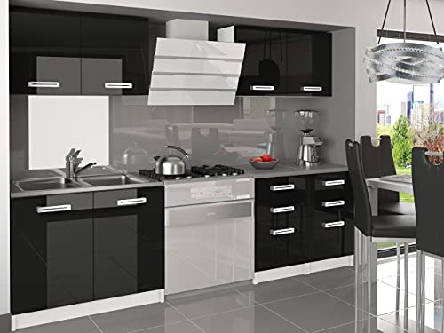  CORNETTA  Cucina Completa Componibile Lineare L160 cm 6 pz  Piano di lavoro INCLUSO  Set di mobili da cucina