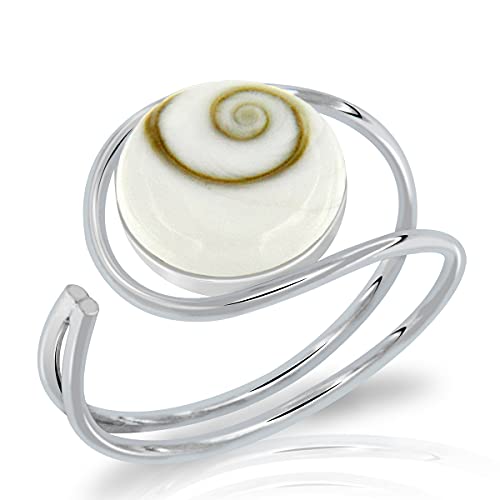 PLANETYS - Bague Argent 925/1000 Oeil de Sainte Lucie