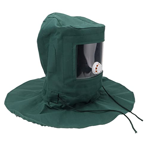 Mikikit Sandblaster Mask for Abrasive Work Thick Acrylic Front Mask Canvas Surface Comfortable