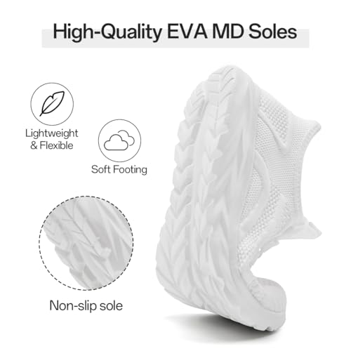 Women Running Shoes Tennis Walking Gym Sneakers Casual Slip on Workout Athletic Sport Jogging Hiking Shoes Fashion Comfy Light Mesh Shoes2