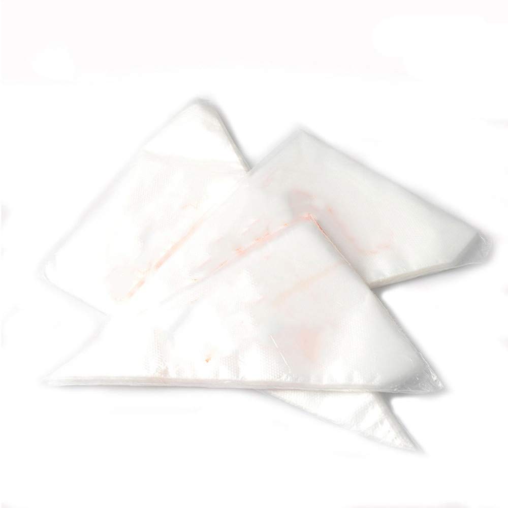 N-K PULABO 100 Pcs/Set Disposable Pastry Bags Piping Bags Baking Decorating Tools for Icing Sugar Craft Cupcakes Dessert White Practical and Popular Economic