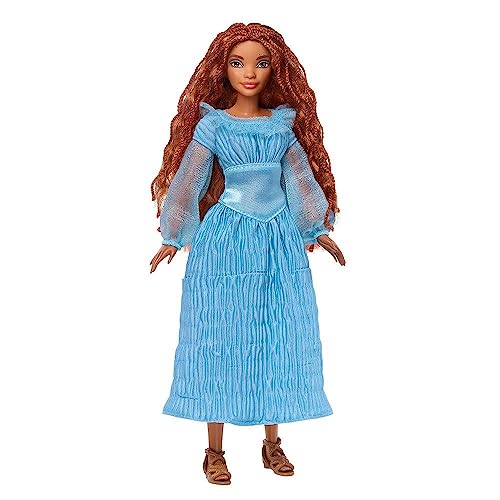 Mattel Disney La Sirenita Ariel sirena Muñeca con vestido de volantes, juguete...