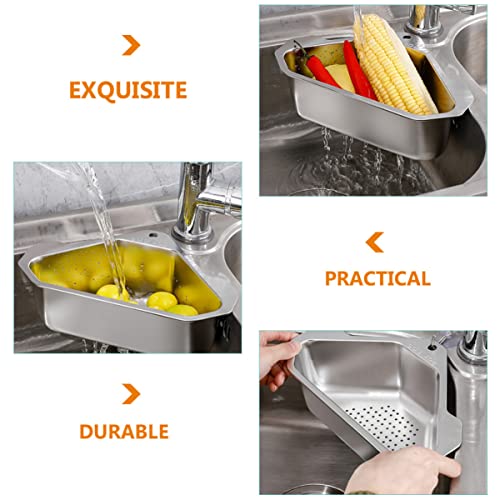 Colador triangular de acero inoxidable para cocina miniatura 4