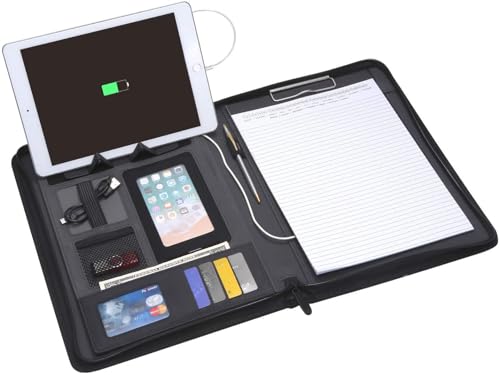 Portfolio Padfolio - Portablocco con chiusura lampo,...