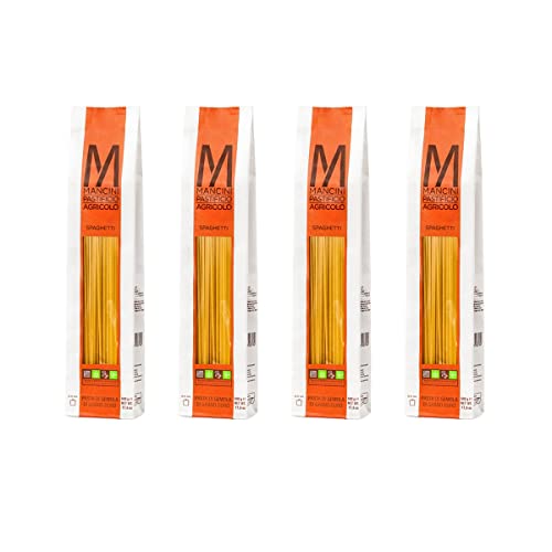 Mancini Pastificio Agricolo - Linea Classica - Spaghetti - 4 Confezioni da 500 g