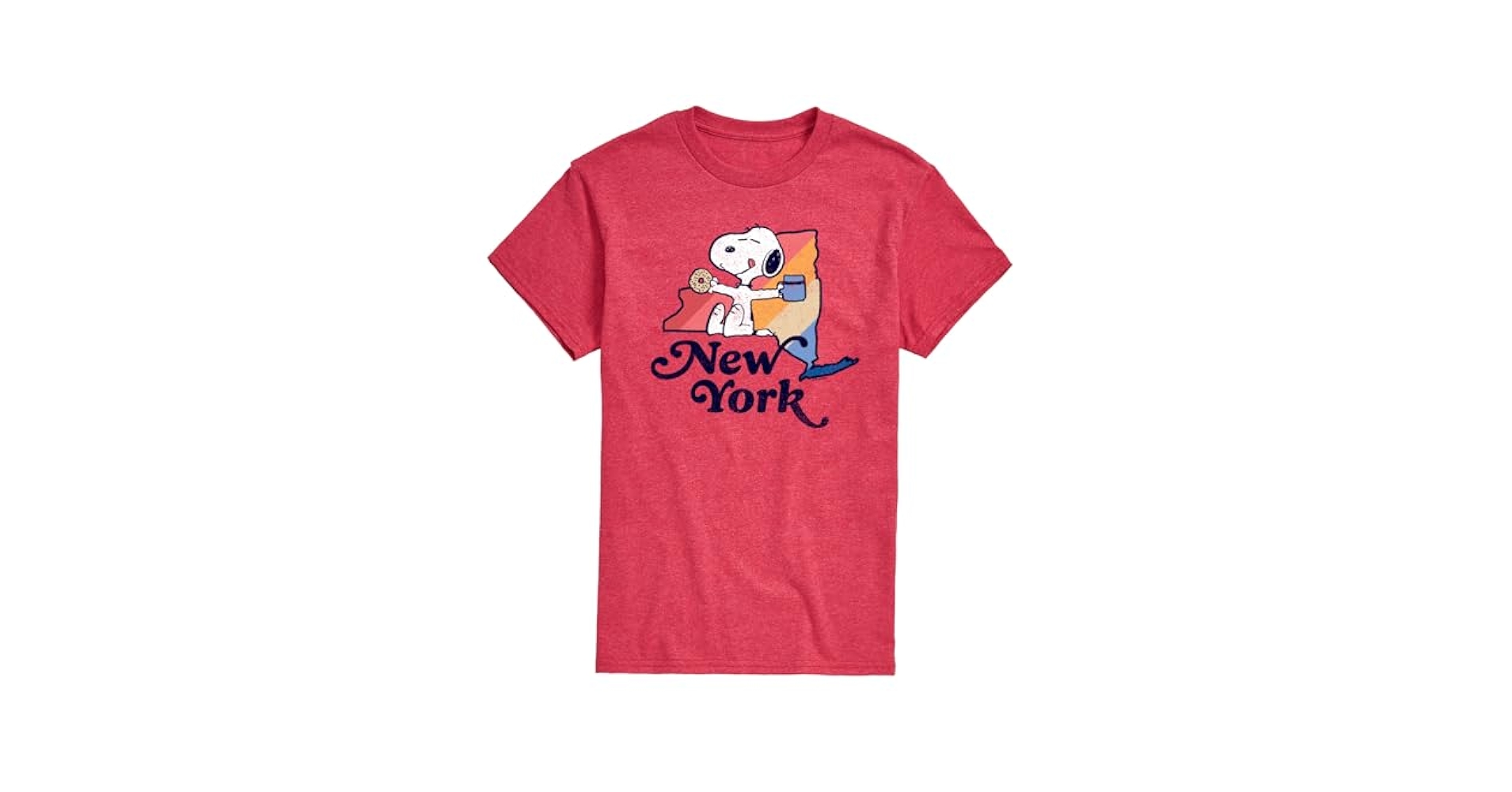 Peanuts - New York Snoopy - Men's Short Sleeve Graphic T