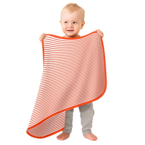 Image of College Baby Infant Striped /Solid Blanket, Unisex, One Size 37.5 X 33.5