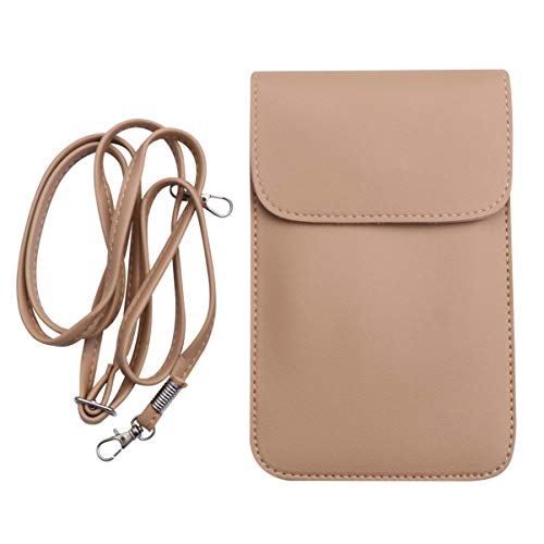 Valicclud — Bolsa feminina pequena transversal com alça de toque de PVC para tela sensível ao toque,