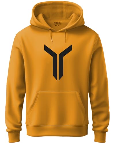 Image of ADRO Mens Graphic Printed Cotton Hoodies