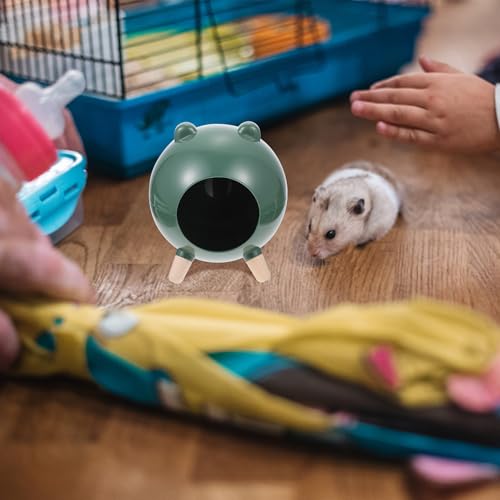 Petite maisonnette verte pour hamster et refuge de hérisson - 7