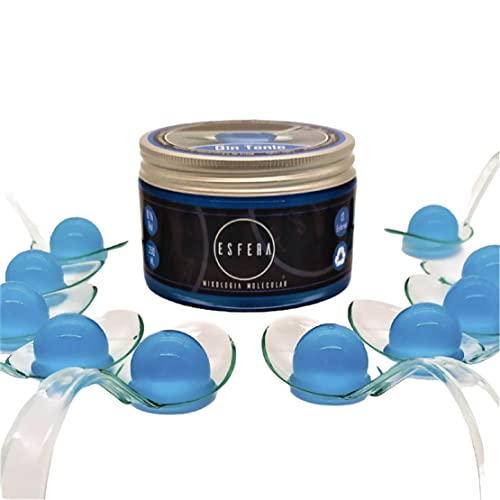 Esfera Mixología Molecular - Esferificaciones Kit con Alginato de Sodio - Cocteles Preparados - Kit 5 Sabores de Cocteleria - Kit Gin Tonic Regalo Original Gourmet - Tonica de Corte Molecular Cover