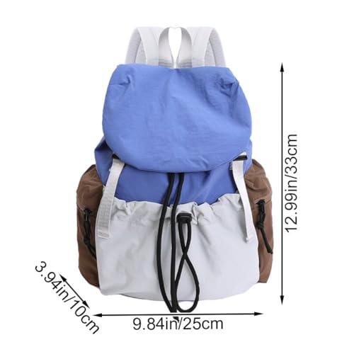 Mochila de viaje ligera e impermeable para portátil con diseño escolar unisex 7