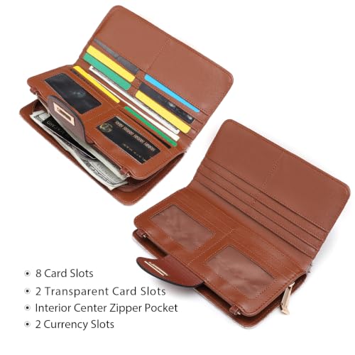 Image of Classic Crossbody Bag for Women, Small Chain Strap Wallet Purse with Phone Compartment & Card Slots