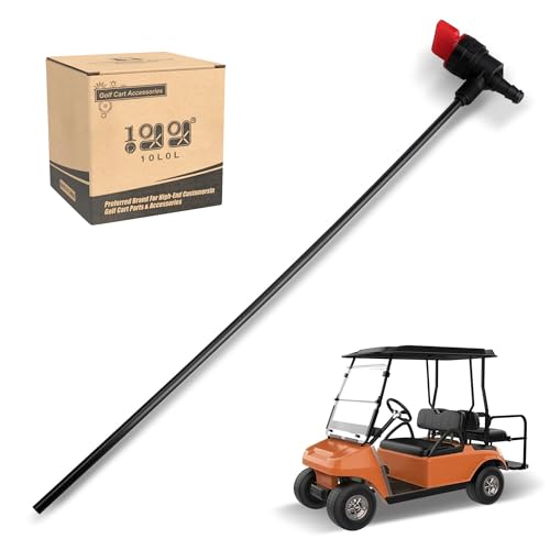 10L0L Fuel Siphon Pickup Tube for Club Car DS 1992 up, Precedent 2005 to 2008 Gas Golf Cart, with Shut-Off Valve, Replace OEM 1018969-01, 101896901, 6725, 8969