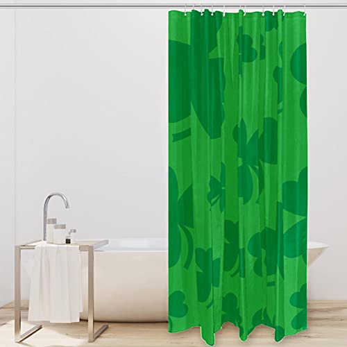 Rideau de douche vert 183x183 cm lavable avec 12 crochets inclus - 3