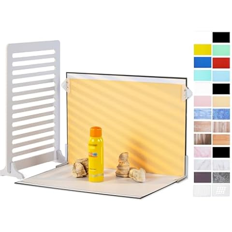 Meking 12Pcs 22Patterns Small Product Photography Backdrops Kit Photo Background Food Photography Backdrop Board with Carrying Bag and Drawstring Bag(16.5X11inch) Cover