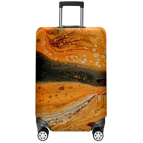Travel Luggage Cover Suitcase Protector Scratch-Resistant Fit Not Included Suitcase Abstract Artwork L-26-28in