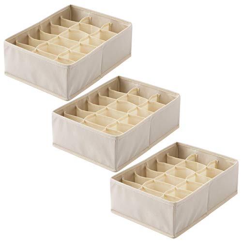 天馬 収納ケース PRX せいとんボックス 仕切り付 3個セット アイボリー L