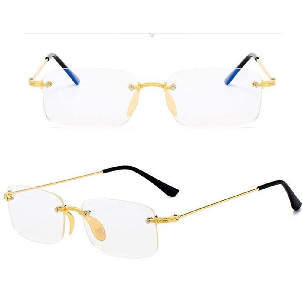 Gafas de Lectura Bifocales con Bloqueo de Luz Azul,Gafas de Lectura Modernas de Medio Mpara Hombre,Gafas de Lectura de Doble Uso para Cerca Y Lejos/3