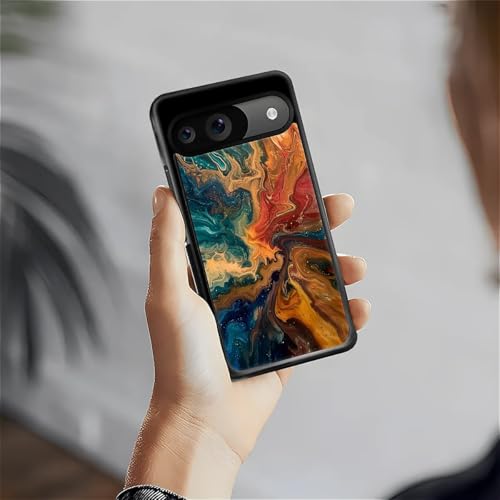 Coque Google Pixel 9 anti-rayures robuste au motif tourbillon esthétique