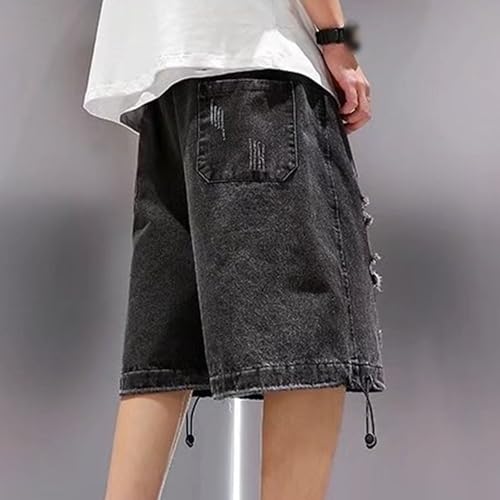 Shorts Vaqueros Vintage Rasgados para Hombre miniatura 2