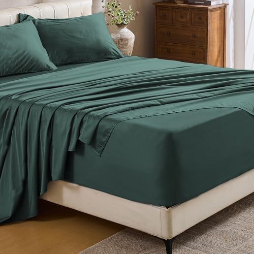 Image of MEISHANG 1000TC Egyptian Cotton Sheets Queen, 18-24 inch Extra Deep Pocket