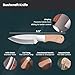Knife Making Kit DIY Gift for Men - Gift Set, Complete Tools, & Accessories to Make Knife, Stainless Steel Bushcraft Blade, Beginners Guide, Husband Boyfriend Dad Handwork Hobbies, Gift for Him