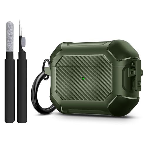 Image of Compatible with Airpods Pro 3 Case(2025),for Airpods Pro 3rd Generation Cases Cover with Keychain Cleaner Kit Soft Silicone Shockproof Cover for Women Men