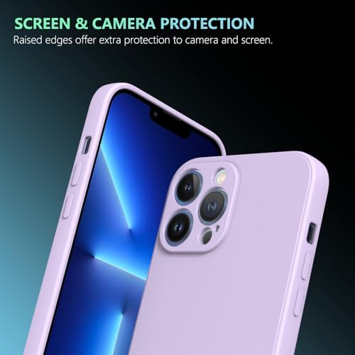 Image of for iPhone 13 Pro Case Purple, Scratch Resistant with Soft Touch, Slim Thin Phone Cover for iPhone 13 Pro 6.1 inch